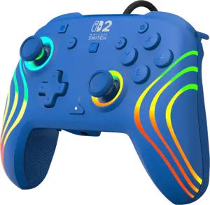 Turtle Beach wired controller Afterglow Wave Nintendo Switch 2, blue