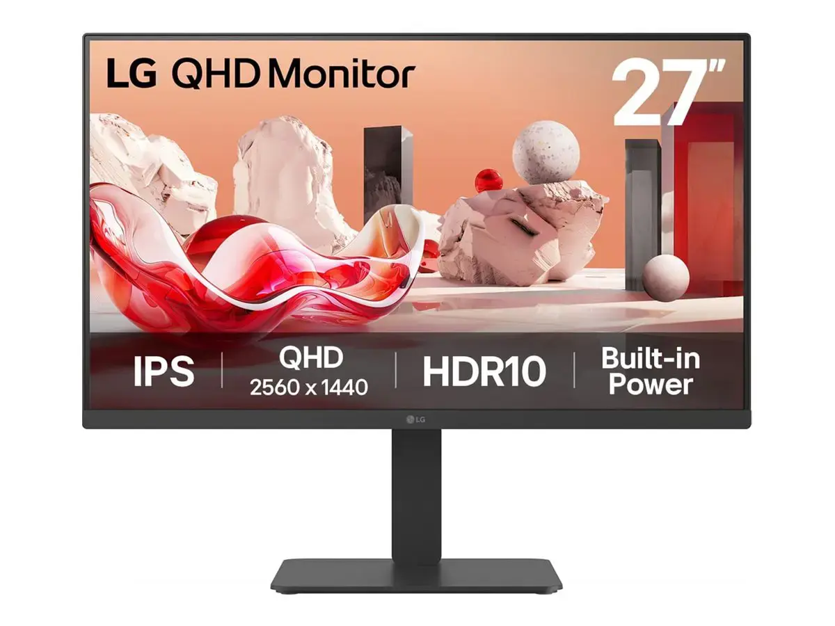 LG | 27BA54QB-B | 27 " | IPS | QHD | 16:9 | 75 Hz | 5 ms | 2560 x 1440 pixels | 350 cd/m² | HDMI ports quantity 2