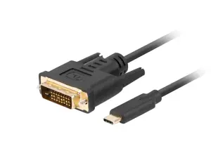 LANBERG kabelis USB-C M ->DVI-D 24+1 M 3 m juodas