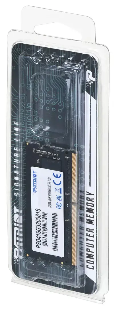 PATRIOT Signature Series 16GB DDR4 1x16GB 3200MHz SODIMM Single