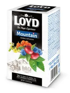 Žolelių ir uogų arbata LOYD HORECA Mountain,  20 x 2g