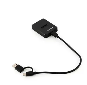 GEMBIRD Stalinio USB Type-C M.2 SATA NVME SSD disko prijungimo stotelė juoda