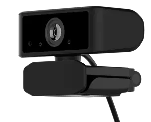 WEB kamera DELTACO OFFICE 2K, 3.6MP CMOS, 2460x1440, 30fps, su integruotu mikrofonu, juoda / DELO-0…