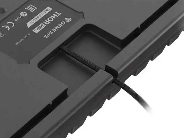 "Genesis THOR 303 TKL", mechaninė žaidimų klaviatūra, RGB LED apšvietimas, JAV, juoda, laidinė, A tipo USB