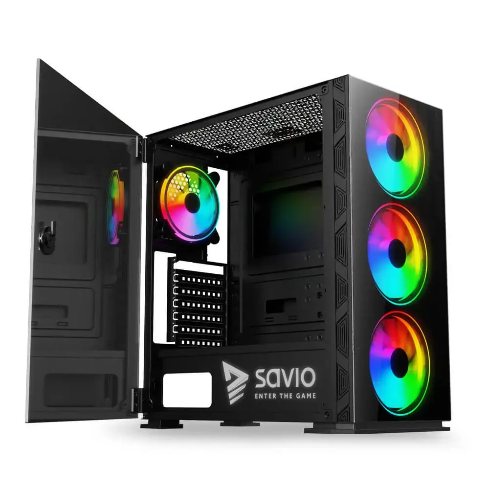SAVIO KORPUSAS PC PRIME X1 ARGB GLASS SAVGC-PRIMEX1