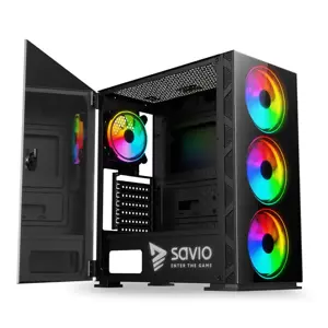 SAVIO KORPUSAS PC PRIME X1 ARGB GLASS SAVGC-PRIMEX1