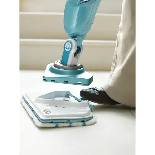 "Black & Decker" BHSM1610DSM Nešiojamasis garų valytuvas 0,5 l 1600 W Aqua spalva, baltas