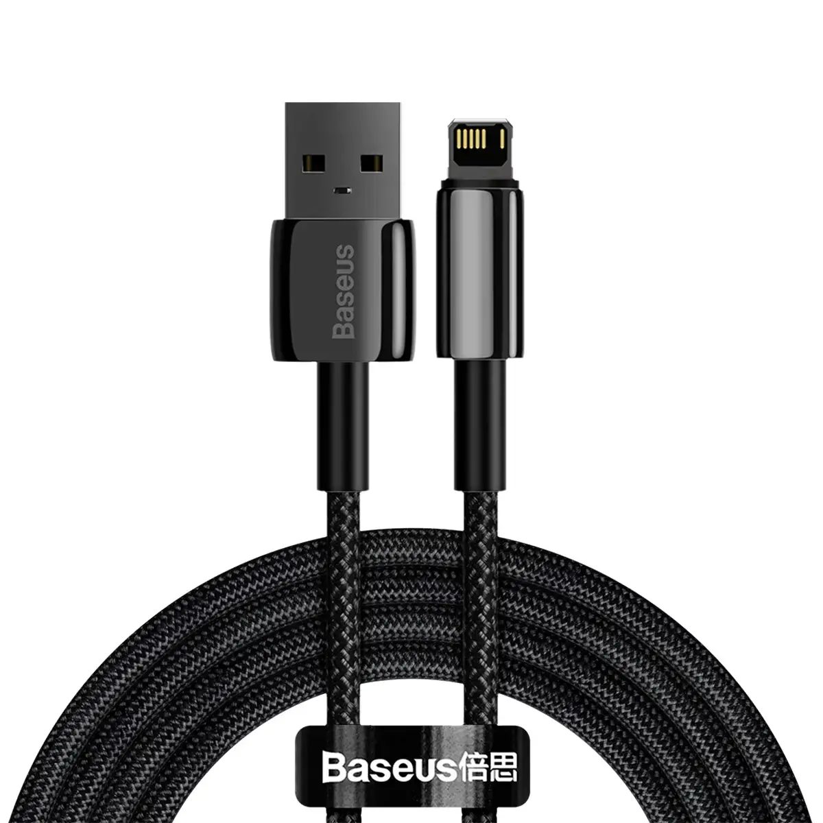Baseus Tungsten Gold Cable USB to iP 2.4A 2m (black)