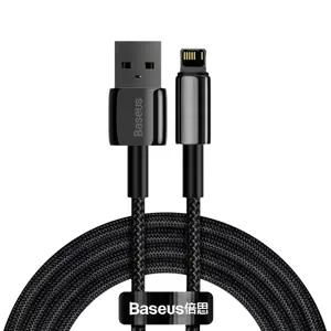 Baseus Tungsten Gold Cable USB to iP 2.4A 2m (black)