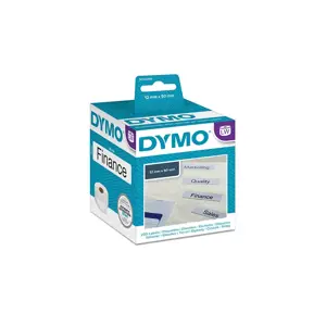 Etiketės DYMO Labelwriter 50x12 mm, 220 vnt, BALTA