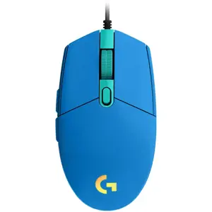 LOGITECH G203 LIGHTSYNC laidinė žaidimų pelė - Mėlyna - USB