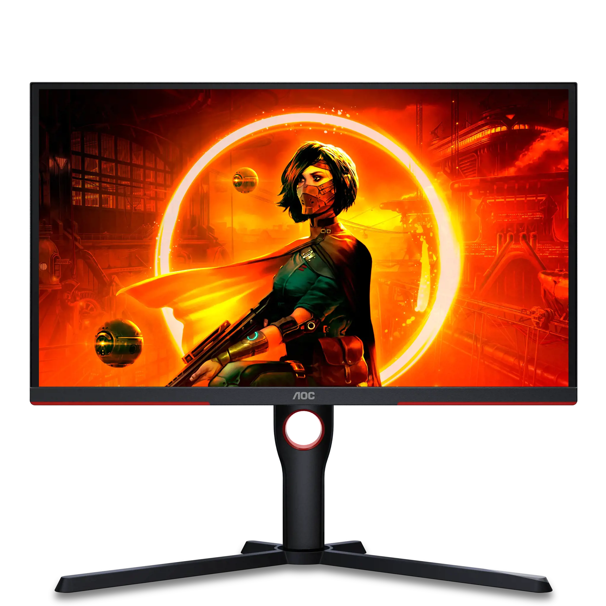 Monitorius AOC 24.5inch 1920x1080 VA Flat HAS DP 2xHDMI Brightness 300cd/m2 AOC Gaming