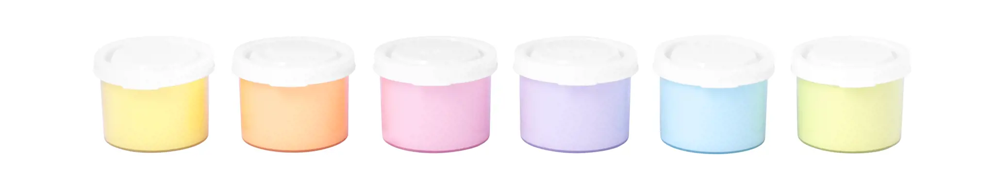 Dažai piešti pirštais JOVI, 35 ml, 5 pastelinės spalvos