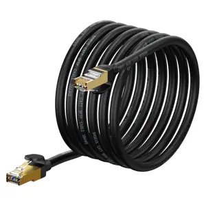 "Baseus" Ethernet RJ45 tinklo kabelis, 10Gb, 5 m (juodas)