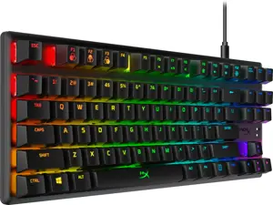 "HP HyperX Alloy Origins Core", 80 %, USB, mechaninis, RGB LED, juodas