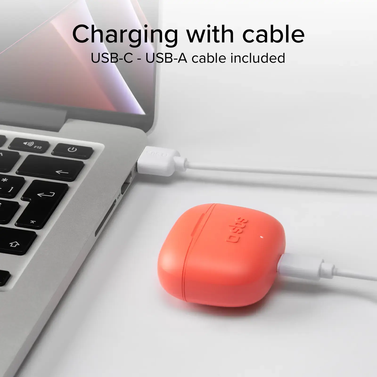 SBS wireless earbuds Go Pods TWS, red