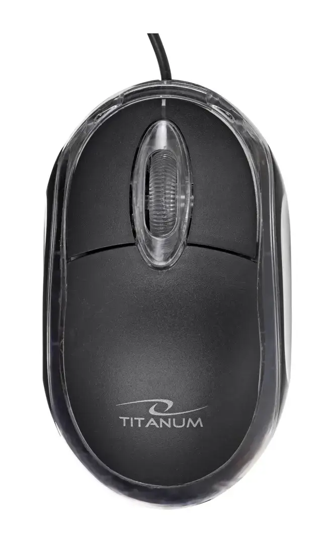 TITANUM TK106 rinkinys - USB klaviatūra + pelė Juoda