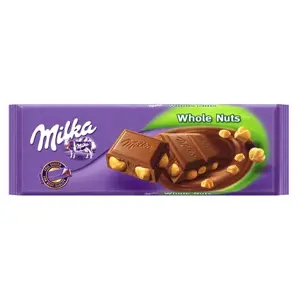 Šokoladas Milka Whole Nuts 250 g.