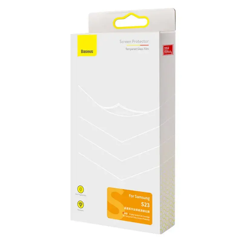 Grūdinto stiklo "Baseus" ekrano apsauga, skirta "Samsung S23