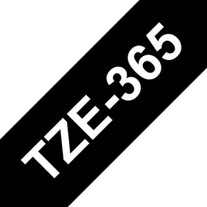 Brother TZE-365, TZe, 8 m, pristatomoji dėžutė, 3,6 cm