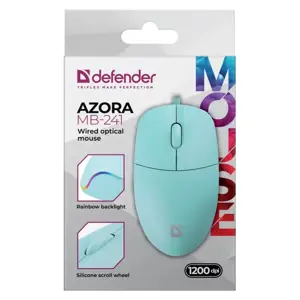 WIRED MOUSE DEFENDER AZORA MB-241 RF MINT 1200dpi 3P