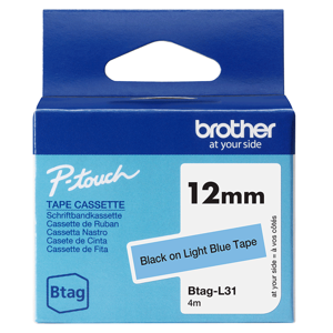 Brother BTAG-L31, Brother, P-touch PT-N10, PT-N20, PT-N25BT, 1.2 cm, 4 m, 45 mm, 53 mm