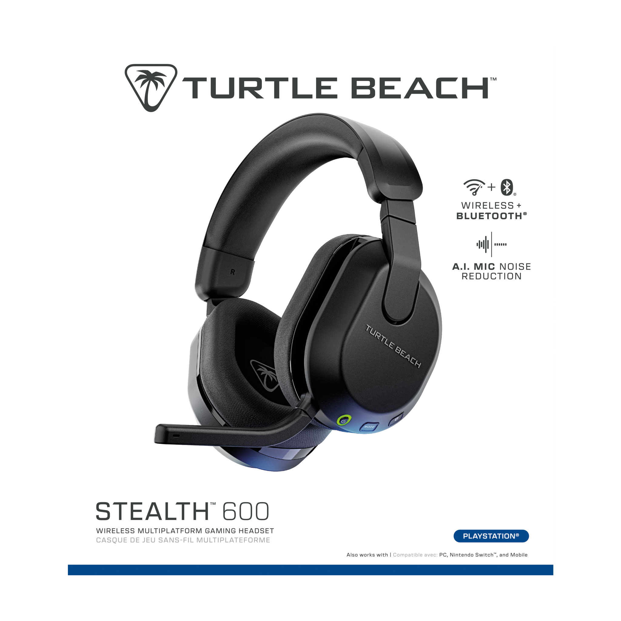 Turtle Beach Stealth 600 Gen 3, Wireless, 20 - 20000 Hz, Gaming, Headset, Black