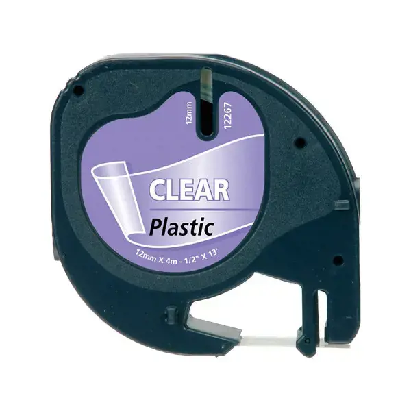 Suderinama etikečių juosta Dymo LetraTag 12267/ S0721530 (12 mm x 4 m)