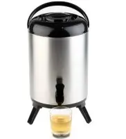 Termosas skysčiams, nerūdijančio plieno,  su kraneliu, 9,5 l, D 24 cm, H 42 cm, 1 vnt