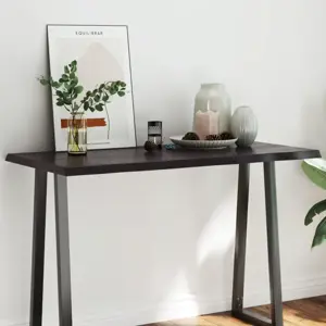 Stalviršis, tamsiai ruda, 120x60x(2-4) cm, medienos masyvas