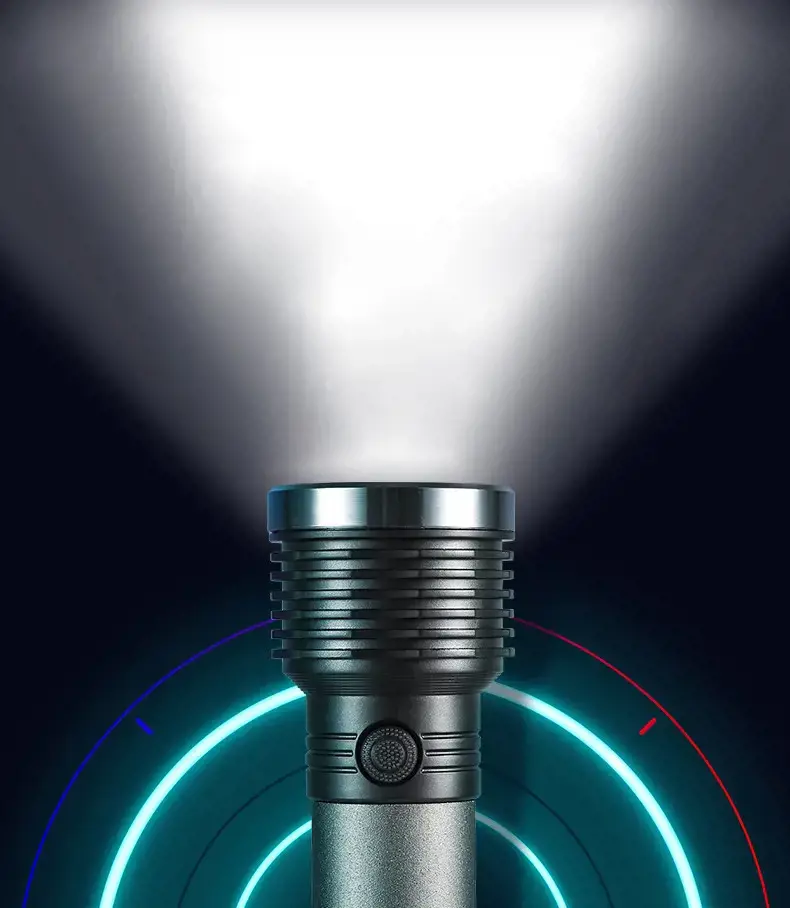 Platininis žibintuvėlis 3W 1200mAh, pilkos spalvos (45772)