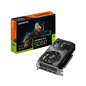 Vaizdo plokštė GIGABYTE GeForce RTX 5050 8 GB, GDDR6, GV-N5050WF2OC-8GD 1.0