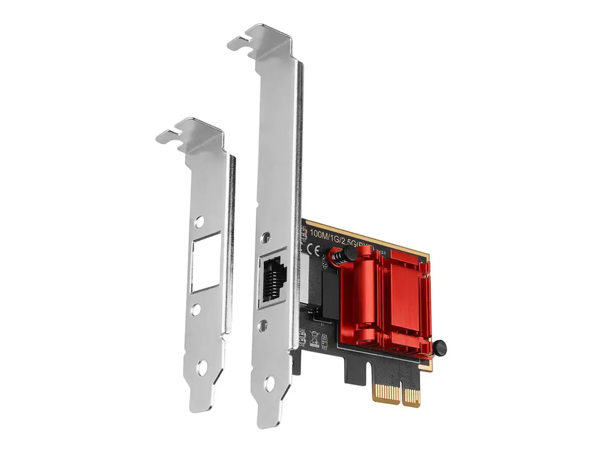"PCI-Express" tinklo plokštė su 2,5 Gb/s perdavimo sparta ir PXE palaikymu.
