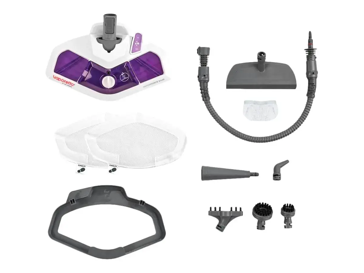 "Polti" garų šluota PTEU0274 Vaporetto SV440_Dvigubas galingumas 1500 W, vandens bakelio talpa 0,3 l, balta