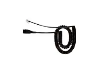 JABRA QD Cord to RJ45, coiled, 0,5 - 2m, only in connection with Jabra BIZ 2400 balanced on Siemens Openstage