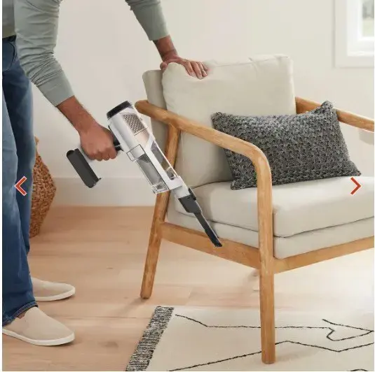 Shark IW1611EU stick vacuum/electric broom Battery Dry Bagless 0.42 L 75 W White 2.5 Ah
