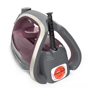 "Tefal Ultragliss Anti-Calc Plus" FV6840E0, garų lygintuvas, 2 m, 260 g/min, violetinis, sidabrinis, 50 g/min, 0,27 l