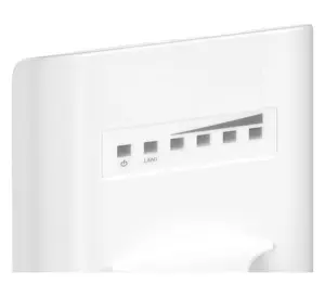"Ubiquiti NanoStation LocoM5", 5 GHz, 150+ Mbps, veikimo spindulys 10+ km, 13 dBi, tvirtinimo ant stulpo rinkinys, maitinimo būdas - pasyvus maitinimas per Ethernet, airMAX, ES
