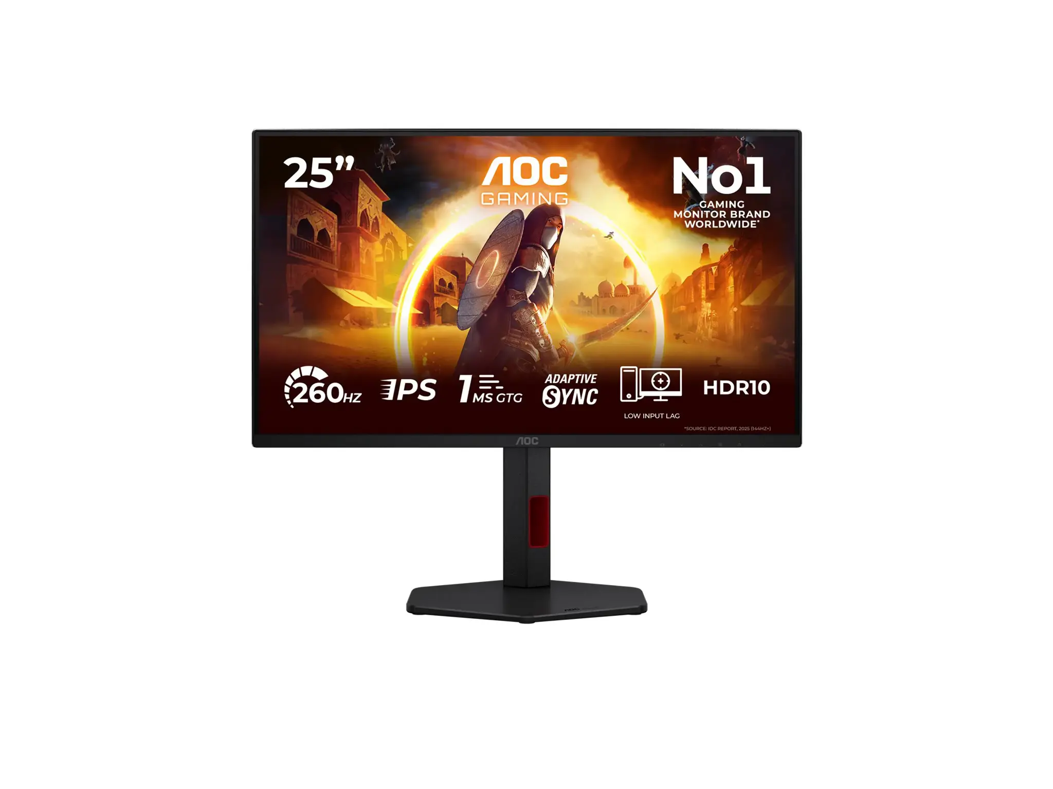 AOC G4 25G4ZR computer monitor 62.2 cm (24.5") 1920 x 1080 pixels LCD Black, Red