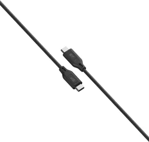 Silicon Power LK15CC, 1 m, USB C, USB C, 480 Mbps, juodas