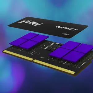 KINGSTON 64GB 5600MT/s DDR5 CL40 SODIMM 2 vnt. rinkinys "FURY Impact PnP
