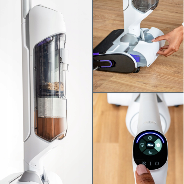 TEFAL Vacuum Cleaner | GF7540FO X-Clean 10 | Cordless operating | Stick | 200 W | 100-240 V | Operating time (max) 60 min | White/Silver