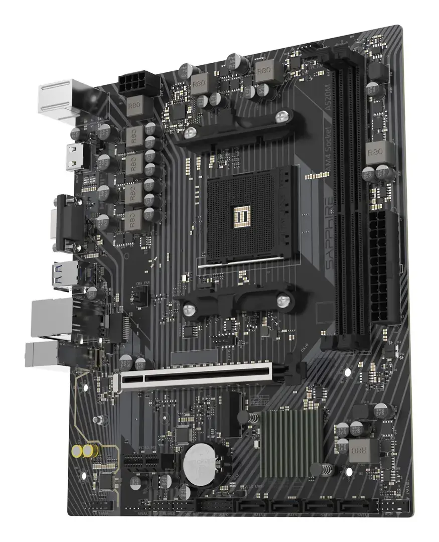 Sapphire A520M-E AMD A520 Socket AM4 micro ATX