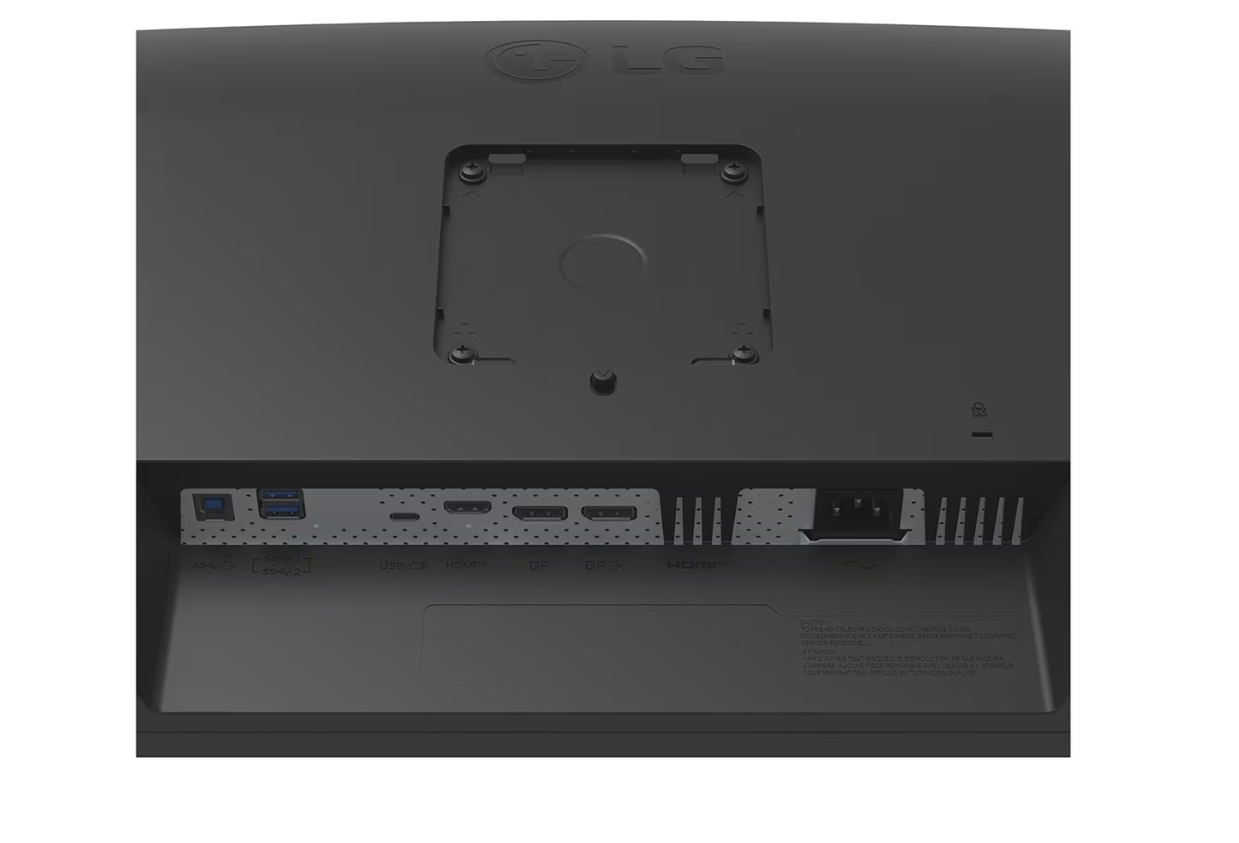 LG 27BA65QB-B.AEU Monitorius 27'' IPS, QHD 2560x1440, 5 ms, 350 cd/m2, 100 Hz, Juoda