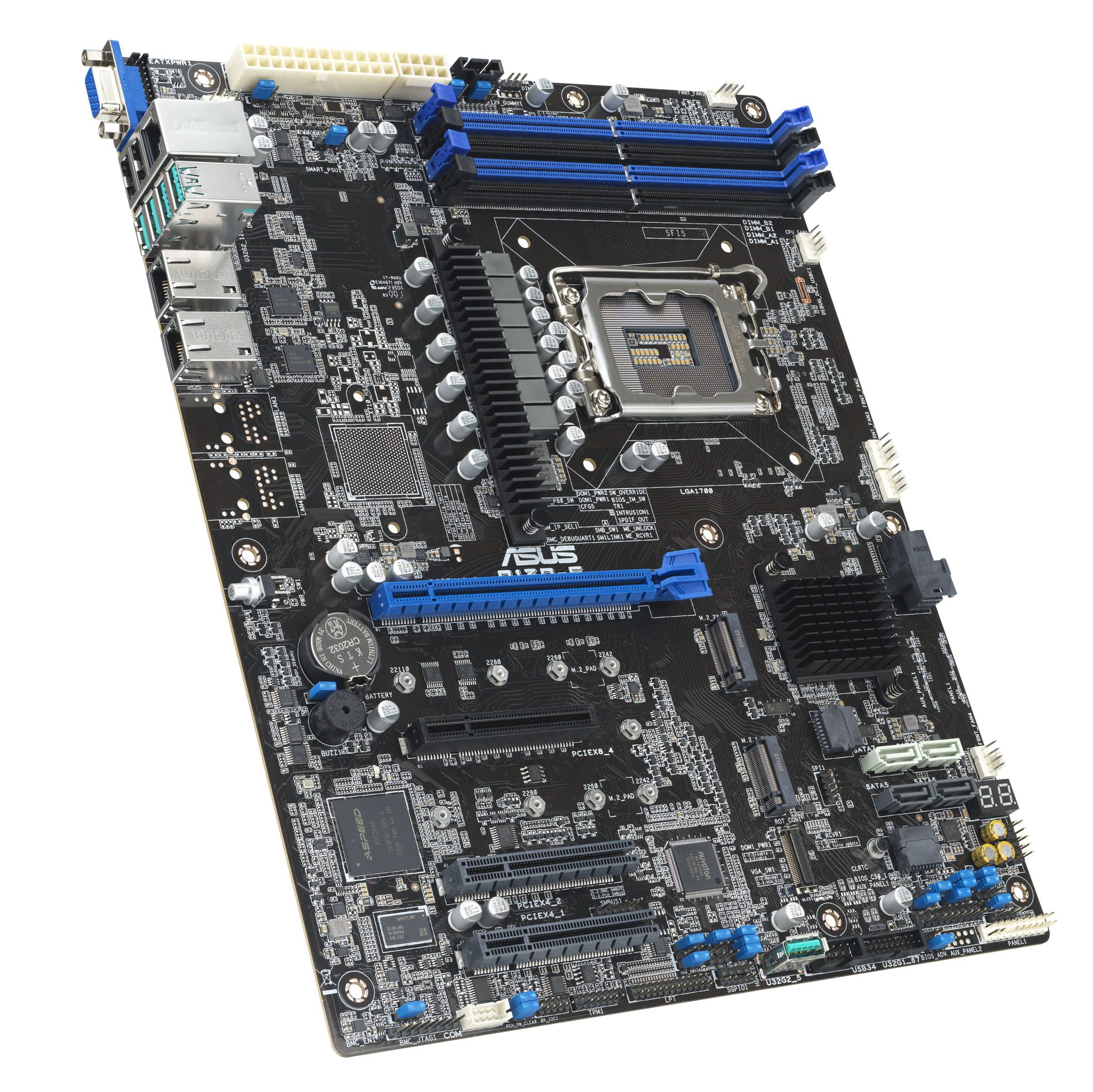 ASUS P13R-E, Intel, LGA 1700, Intel® Pentium®, Intel Xeon E, LGA 1700, DDR5-SDRAM, 128 GB