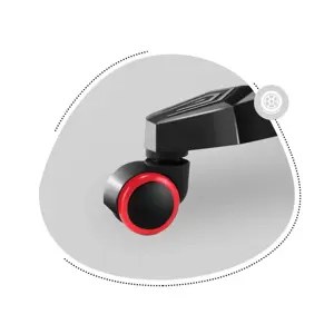 Žaidimų kėdė vaikams "Huzaro HZ-Ranger 6.0 Red Mesh", juodai raudona