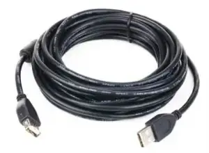 GEMBIRD CCF-USB2-AMAF-15 USB 2.0 A-B 4 5 m kabelis su ferito šerdimi