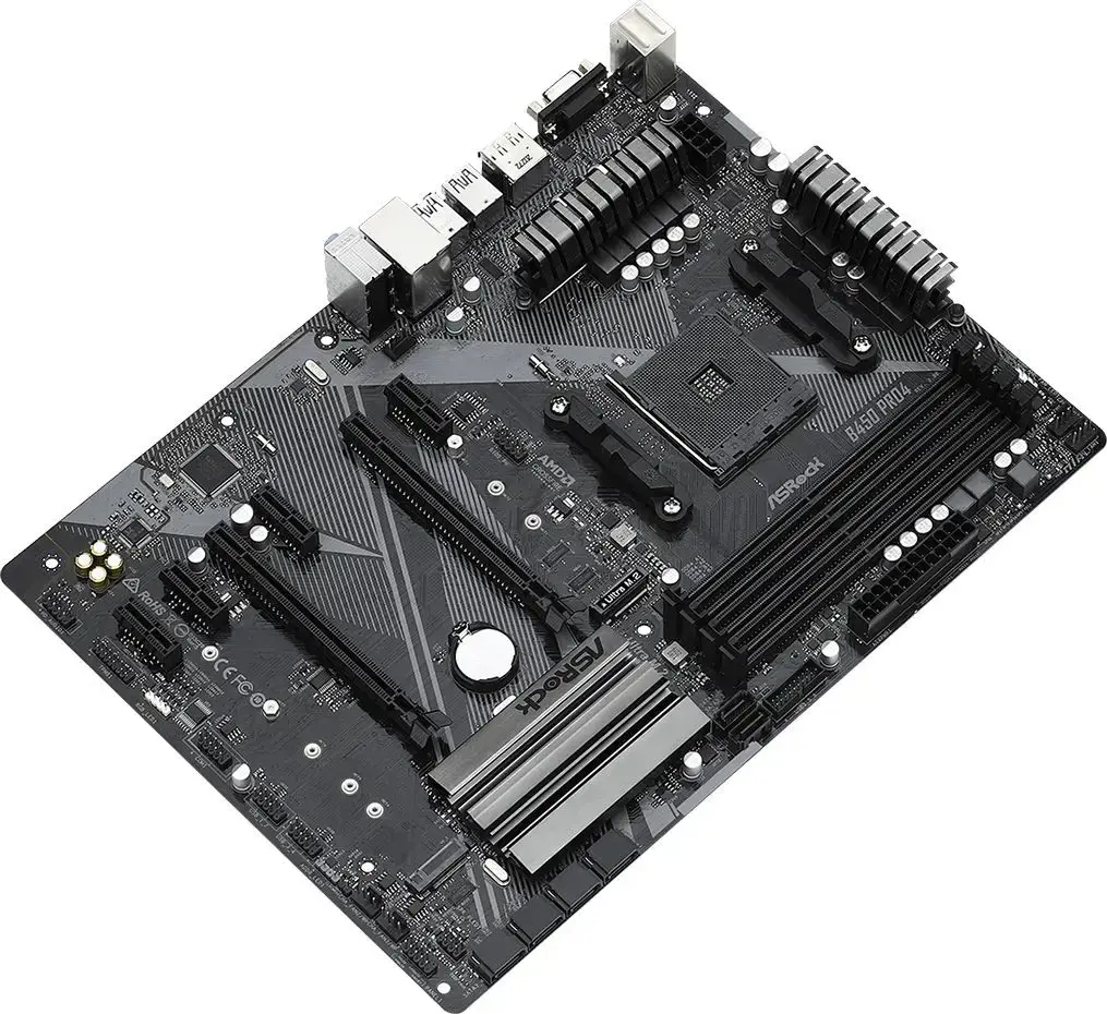 ASROCK B450 PRO4 R2.0 AM4 DDR4 4xSATA 1xM.2 ATX MB