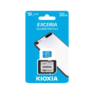 "Kioxia" 32 GB UHS-I U1 microSD atminties kortelė su adapteriu