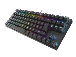 "Genesis THOR 303 TKL", mechaninė žaidimų klaviatūra, RGB LED apšvietimas, JAV, juoda, laidinė, A tipo USB